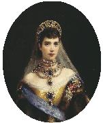 Konstantin Makovsky Portrait of Maria Fyodorovna Germany oil painting artist